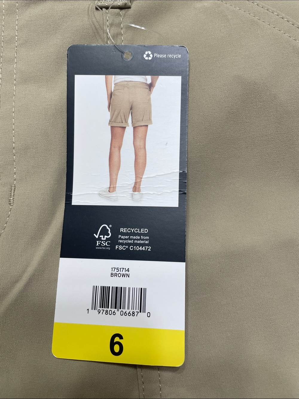 Eddie Bauer Rolled Hem Bermuda Shorts (6) - Picture 6 of 7